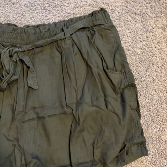 Knox Rose high waist drawstring shorts with belt size 3X - Picture 5 of 5